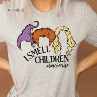 I Smell Children Shirt, Hocus Pocus Shirt, Funny Halloween Shirt, Halloween Teacher Shirt, Teacher Hocus Pocus, Witch Teacher Shirt