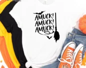 Amuck Amuck Amuck Halloween Shirt, Trick or Treat t-shirt, Funny Halloween Shirt, Amuck tshirt, amuck t shirt