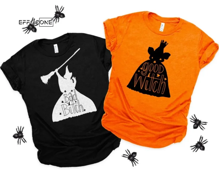 Good witch, Bad Bitch Halloween Shirt, Trick or Treat t-shirt, Funny Halloween Shirt, Halloween Shirt