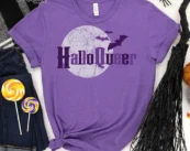 HalloQueer Halloween Shirt, Trick or Treat t-shirt, Funny Halloween Shirt, Gay Halloween Shirt