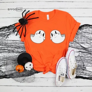 Halloween Boobies Shirt, Trick or Treat t-shirt, Funny Halloween Shirt, Booobie Ghost Shirt