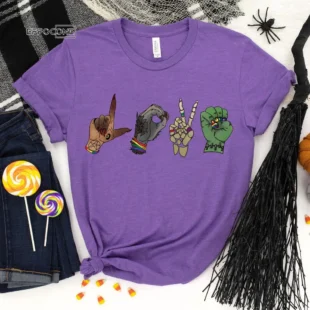 Halloween Monster Love Shirt, Trick or Treat t-shirt, Funny Halloween Shirt, Gay Halloween Shirt