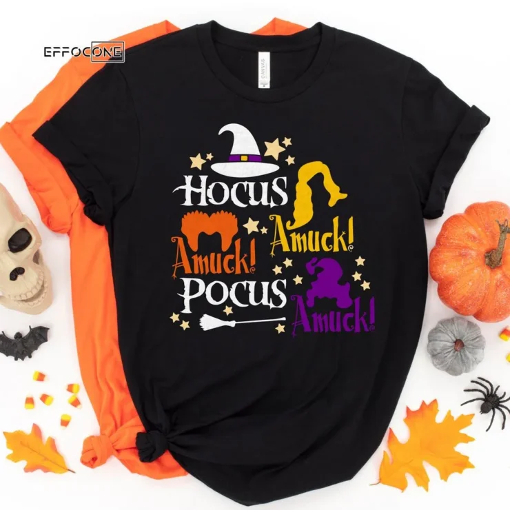 Hocus Amuck, Pocus Amuck Shirt, Halloween Shirt, Trick or Treat t-shirt, Funny Halloween Shirt, Gay Halloween Shirt