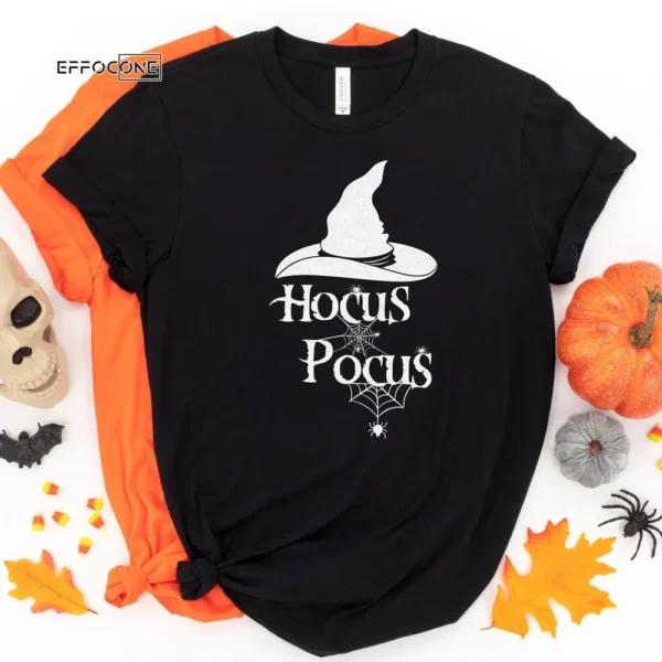 Hocus Pocus Witch Web Tee Shirt, Halloween Shirt, Trick or Treat t-shirt, Funny Halloween Shirt, Gay Halloween Shirt