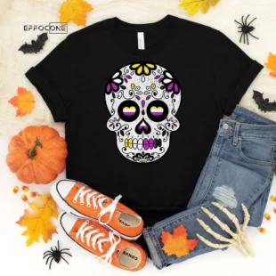 Non-Binary Halloween Shirt, Trick or Treat t-shirt, Funny Halloween Shirt, Gay Halloween Shirt