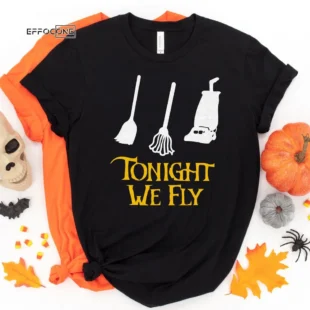 Tonight We Fly Haloween Tee, Halloween Shirt, Trick or Treat t-shirt, Funny Halloween Shirt, Gay Halloween Shirt