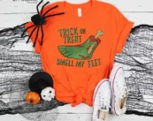 Trick or Treat Smell my Feet, Halloween Shirt, Trick or Treat t-shirt, Funny Halloween Shirt, Gay Halloween Shirt