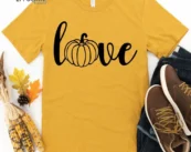Love Pumpkin Tee Shirt Thanksgiving Shirt, Thanksgiving t shirt womens, family thanksgiving shirts, long sleeve