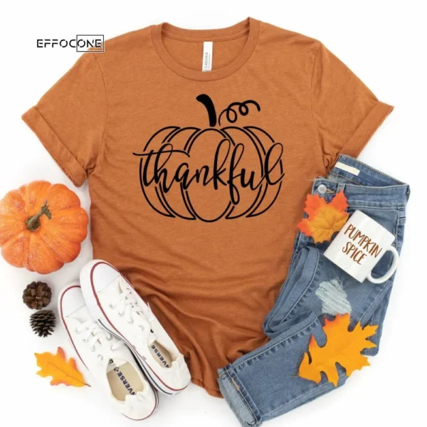 Thankful Thanksgiving Shirt, Thanksgiving t shirt womens, family thanksgiving shirts, funny Thanksgiving 2021 t-shirts long sleeve