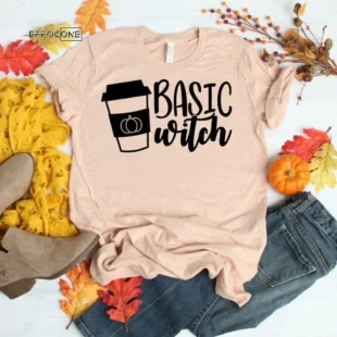 Basic Witch Shirt, Witch Shirt, Happy Halloween Shirt, Halloween Shirt, Halloween Tee, Fall Shirts, Broomstick Shirt