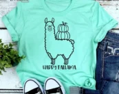 Happy Fallama Shirt, Fall Shirt, Llama Shirt, Fall Llama Shirt, Llama Gift, Thanksgiving Tee, Pumpkin Shirt, Fall Tshirt