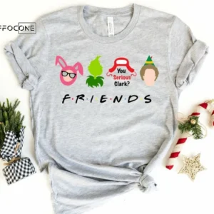 Christmas Friends Shirt, Christmas Characters Shirt, Christmas T-Shirt, Christmas TShirt, Winter Tshirt, Winter Time Shirt, Christmas Gift
