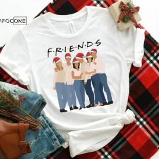 Friends Christmas Shirt, Christmas Friends Shirt, Christmas T-Shirt, Christmas TShirt, Winter Tshirt, Winter Time Shirt, Christmas Gift