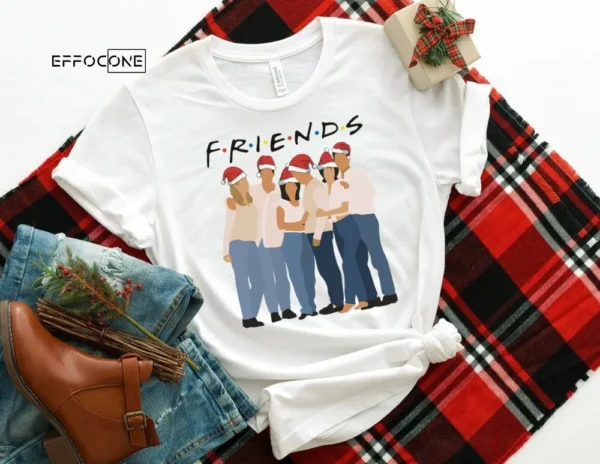 Friends Christmas Shirt, Christmas Friends Shirt, Christmas T-Shirt, Christmas TShirt, Winter Tshirt, Winter Time Shirt, Christmas Gift