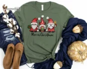 Gnome Christmas Shirt, Gnome Shirt, Christmas T-Shirt, Christmas TShirt, Winter Tshirt, Winter Time Shirt, Christmas Gift