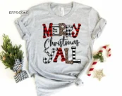 Merry Christmas Yall Shirt, Santa Shirt, Christmas T-Shirt, Christmas TShirt, Winter Tshirt, Winter Time Shirt, Christmas Gift