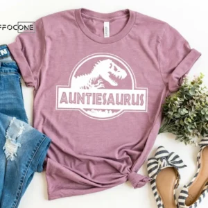 Auntiesaurus Shirt Aunt Shirt Aunt Gift Auntie Shirt