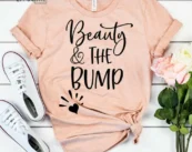 Beauty and the Bump Shirt Funny Pregnancy Shirt Pregnancy