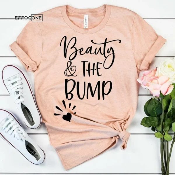 Beauty and the Bump Shirt Funny Pregnancy Shirt Pregnancy