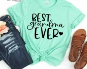 Best Grandma Ever Shirt Grandma Shirt Promoted to Grandma