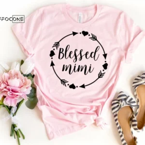 Blessed Mimi Wreath. Mimi Shirt. Blessed Mimi shirt.