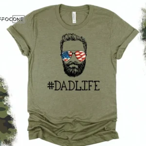 Dad Life American Flag Sunglasses Shirt Dad Life Shirt