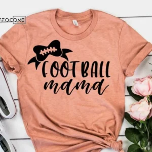 Football Mama Shirt Sports Mom Tops Gift for Mom