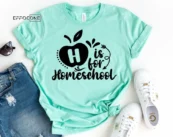 H is for Homeschool Shirt Homeschool Shirt Homeschooling