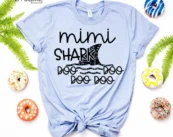Mimi Shark Doo Doo Doo, Grandma Est Shirt, Grandma Bear