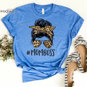 Mom Boss Leopard Shirt Leopard Mom Shirt Gift for Wife