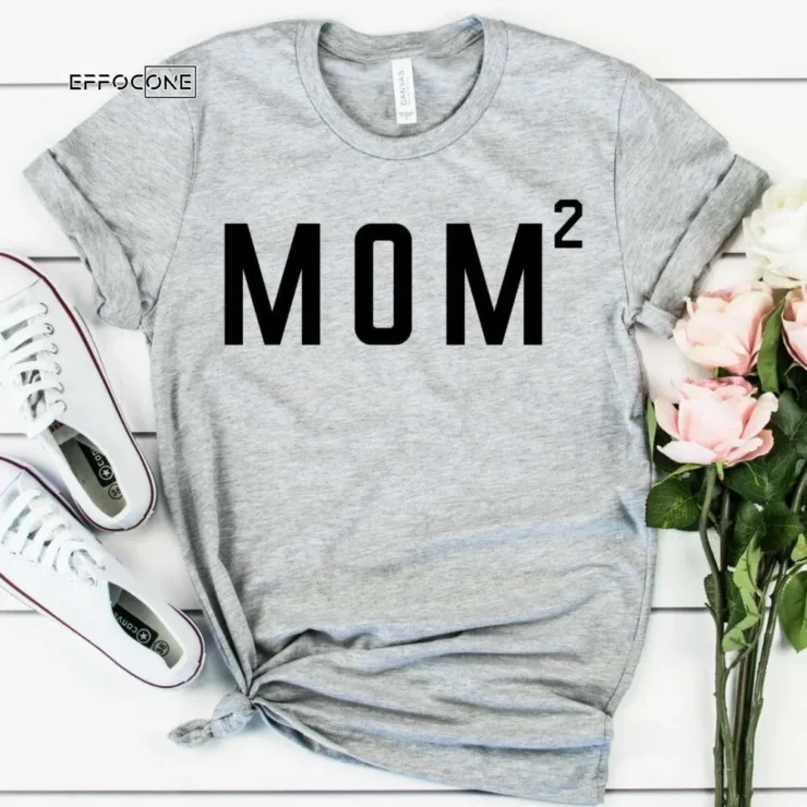 Mom Squared Shirt Mama EST. 2019 Shirt Mom Shirts