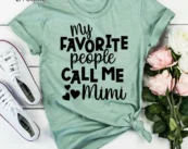 My Favorite People Call me Mimi Shirt. Blessed Mimi shirt.