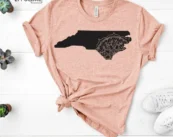 North Carolina Shirt, North Carolina Gift, Travel and