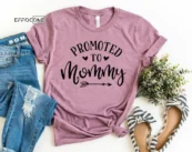 Promoted to Mommy Shirt Funny Pregnancy Shirt Pregnancy
