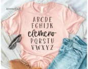 Alphabet Elemeno Shirt, Kindergarten Teacher Tee, Teacher