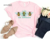 Bee Different, Floral Teacher Shirt, Kindergarten Teacher
