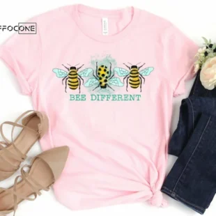 Bee Different, Floral Teacher Shirt, Kindergarten Teacher