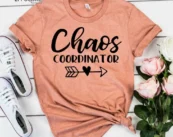 Chaos Coordinator Shirt, Kindergarten Teacher Tee