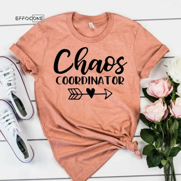 Chaos Coordinator Shirt, Kindergarten Teacher Tee