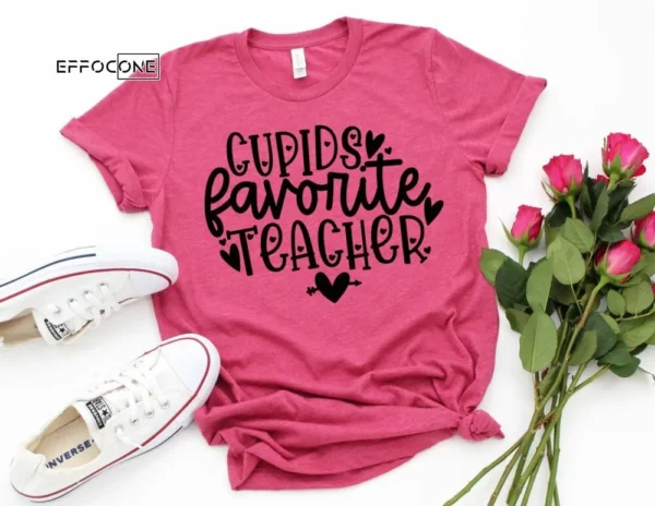 Cupids Favorite Teacher Shirt, Kindergarten Teacher Tee