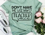 Don't Make me Use my Teacher Voice, Kindergarten