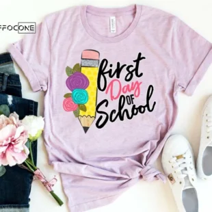 First Day of School Shirt, Kindergarten Teacher Tee