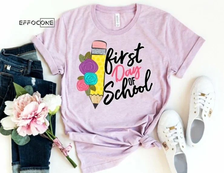 First Day of School Shirt, Kindergarten Teacher Tee