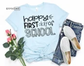 Happy First Day of School Design 2 Shirt, Kindergarten