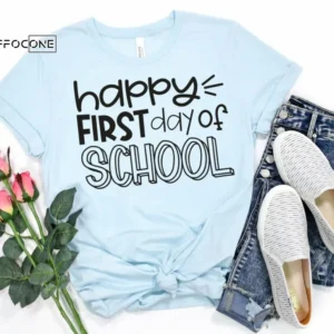 Happy First Day of School Design 2 Shirt, Kindergarten