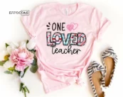 One Loved Teacher Shirt, Kindergarten Teacher Tee