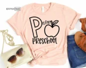 P is for Preschool, Preschool Teacher Tee, Teacher Shirt