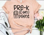 Pre-K Is On Point, Preschool Teacher Tee, Teacher Shirt