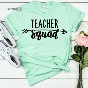 Teacher Squad, Kindergarten Teacher Tee, Teacher Shirt