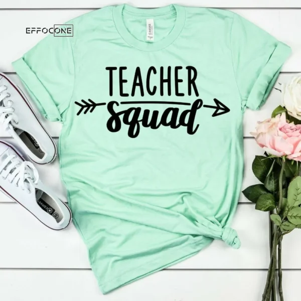 Teacher Squad, Kindergarten Teacher Tee, Teacher Shirt